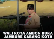 Wali Kota Ambon: Jambore Cabang Kota Ambon Jadi Momentum Pembentukan Karakter dan Kepemimpinan Generasi Muda