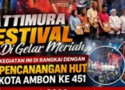 Pattimura Festival 2026 Digelar Meriah, Jadi Momentum Pencanangan HUT Ke-451 Kota Ambon