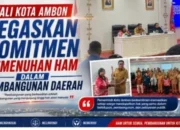 Wali Kota Ambon Tegaskan Komitmen Pemenuhan HAM dalam Pembangunan Daerah