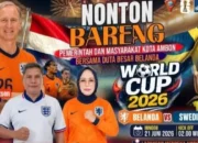 Pemkot Ambon dan Dubes Belanda Gelar Nobar Piala Dunia 2026, Perkuat Semangat Persaudaraan dan Sportivitas