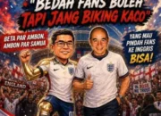 Wali Kota Ambon dan Direktur Perumdam Tirta Yapono Ajak Warga Meriahkan Piala Dunia: “Bedah Fans Boleh Tapi Jang Biking Kaco”
