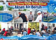 Puluhan Tahun Tak Nikmati Air Bersih, Masyarakat Farmasi Atas Negeri Urimessing Siwang Lorong Batako Resmi Nikmati Akses Air Bersih