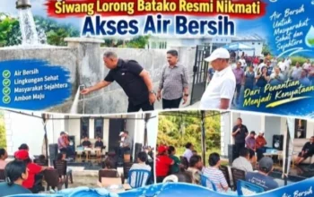 Puluhan Tahun Tak Nikmati Air Bersih, Masyarakat Farmasi Atas Negeri Urimessing Siwang Lorong Batako Resmi Nikmati Akses Air Bersih