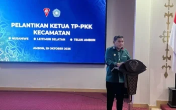 Wali Kota Ambon Bodewin Wattimena Dorong Kolaborasi PKK untuk Tingkatkan PAD dan Tangani Stunting